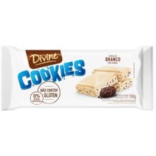 DIVINE BARRA CHOC. BRANCO C/ COOKIES 100g