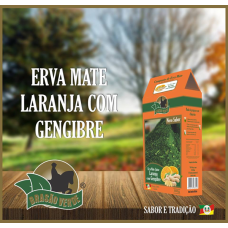 ERVA MATE LARANJA C/ GENGIBRE 500g BRASAO VERDE