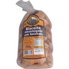 BISCOITO AMANTEIGADO C/ GOIABADA 300g D ALDEIA